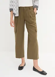 Pantalon cargo 7/8 ample, bonprix