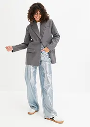 Blazer à épaules rembourrées, aspect laine, bonprix