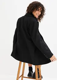 Blazer à épaules rembourrées, aspect laine, bonprix