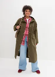 Parka de mi-saison, style trench, avec taille réglable, bonprix