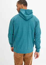 Sweat zippé à capuche, Loose Fit, bonprix