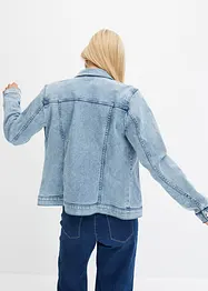 Veste en jean avec perles appliquées, bonprix