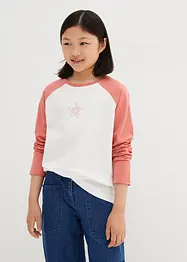 T-shirt fille en coton, bonprix