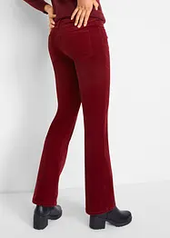 Pantalon bootcut en velours côtelé extensible, bonprix