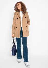 Pantalon bootcut en velours côtelé extensible, bonprix