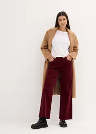 Pantalon large en velours côtelé, bonprix