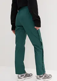 Pantalon de pluie ultra-léger à taille élastiquée avec zip sur le côté, imperméable, bonprix