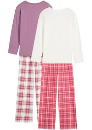 Lot de 2 pyjamas fille, bonprix