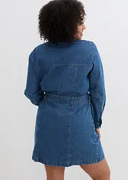 Robe en jean avec ceinture, bonprix