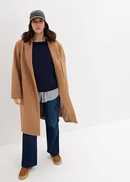 Manteau léger aspect laine, bonprix