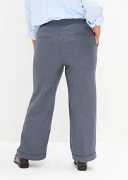 Pantalon 7/8, aspect laine, avec taille confortable, bonprix