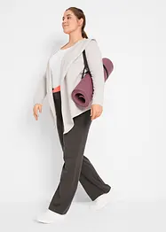 Lot de 2 pantalons de sport, bootcut, bonprix