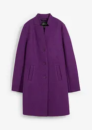 Manteau en laine foulée, bonprix