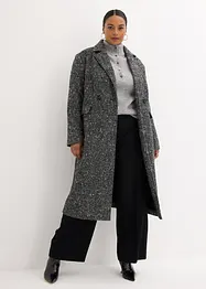 Manteau texturé en laine, bonprix