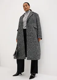 Manteau texturé en laine, bonprix