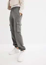 Pantalon cargo en molleton, bonprix