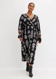 Robe midi avec jupe plissée, bonprix