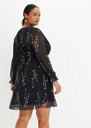 Robe imprimée en mesh, bonprix