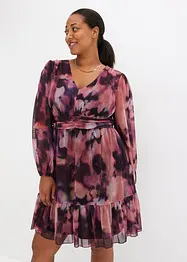 Robe imprimée en mesh, bonprix