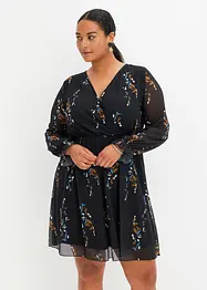 Robe imprimée en mesh, bonprix