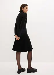 Robe en maille à col polo, bonprix