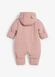 Combinaison imperméable et rembourrée avec doublure en polaire peluche, bonprix