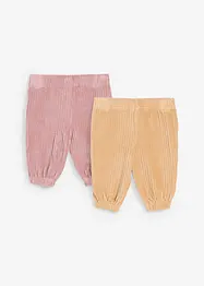 Lot de 2 pantalons bébé, bonprix