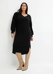 Robe en maille midi, bonprix