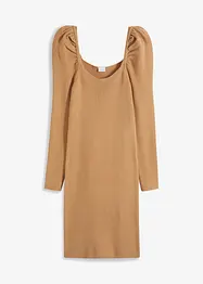 Robe en maille à décolleté carré, bonprix