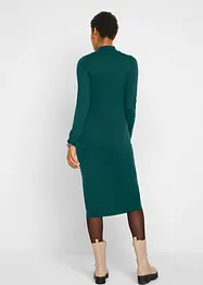 Robe en maille à col montant, bonprix