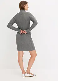 Robe en maille à col montant, bonprix