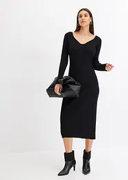 Robe en maille côtelée, bonprix