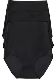 Lot de 3 culottes taille haute sculptantes, maintien modéré, bonprix