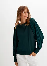 Pull fluide en fine maille de viscose mélangée, bonprix