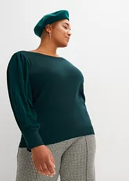 Pull fluide en fine maille de viscose mélangée, bonprix