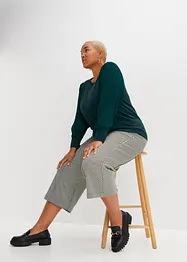 Pull fluide en fine maille de viscose mélangée, bonprix