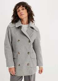 Manteau caban aspect laine, bonprix