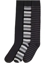 Lot de 3 chaussettes hautes thermiques avec un intérieur doux en éponge, bonprix