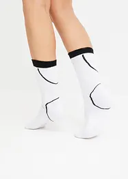 Lot de 4 paires de chaussettes avec semelle doublée en éponge, bonprix