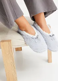 Chaussettes d'intérieur en polaire peluche avec semelle antidérapante, bonprix