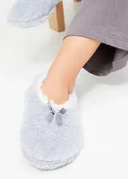 Chaussettes d'intérieur en polaire peluche avec semelle antidérapante, bonprix