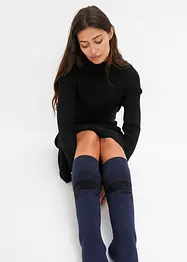 Lot de 3 paires de chaussettes mi-bas chaudes avec un intérieur doux en éponge, bonprix