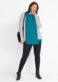 T-shirt évasé, manches courtes, bonprix