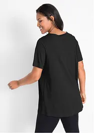 T-shirt évasé, manches courtes, bonprix