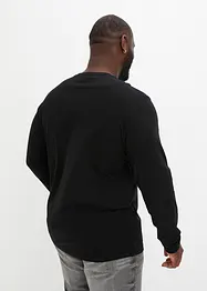 Lot de 2 T-shirts Henley confort pour le ventre, bonprix