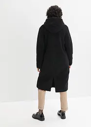 Manteau en sherpa avec capuche et poches, bonprix