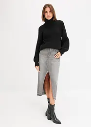 Pull en grosse maille avec motif torsadé, bonprix