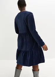 Robe courte en velours extensible, bonprix