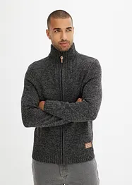 Gilet en maille à col montant, bonprix