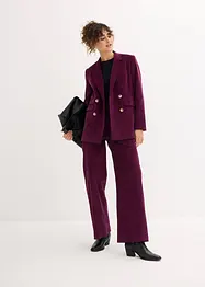 Blazer en velours côtelé à double rangée de boutons, bonprix